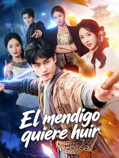 El mendigo quiere huir (Doblado)