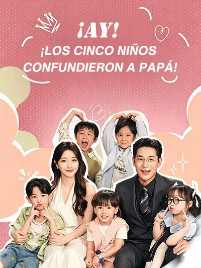 ¡Ay! ¡Los cinco niños confundieron a papá! (Doblado)